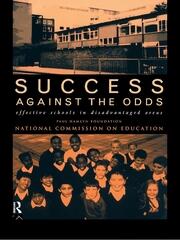 Success Against The Odds: Effective Schools in Disadvantaged Areas book cover