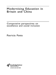 Modernising Education in Britain and China: Comparative Perspectives on Excellence and Social Inclusion book cover