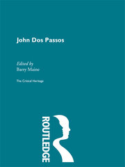 John Dos Passos book cover