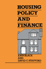 Housing Policy and Finance book cover