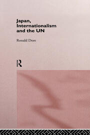 Japan, Internationalism and the UN book cover
