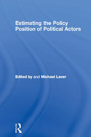 Estimating the Policy Position of Political Actors book cover