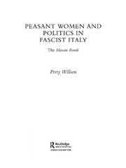 Peasant Women and Politics in Fascist Italy: The Massaie Rurali book cover