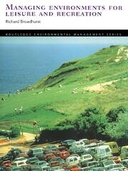 Managing Environments for Leisure and Recreation book cover