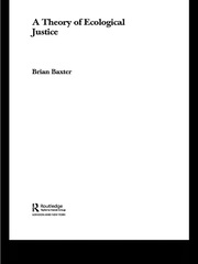 A Theory of Ecological Justice book cover