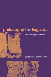 Philosophy for Linguists: An Introduction book cover