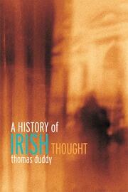 A History of Irish Thought book cover