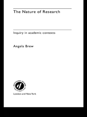 The Nature of Research: Inquiry in Academic Contexts book cover