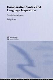 Comparative Syntax and Language Acquisition book cover