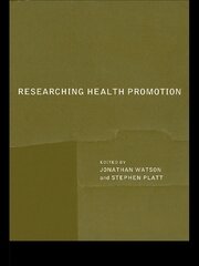Researching Health Promotion book cover