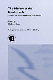 The History of the Bundesbank: Lessons for the European Central Bank book cover