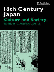 18th Century Japan: Culture and Society book cover