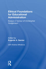 Ethical Foundations for Educational Administration book cover