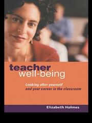 Teacher Well-Being: Looking After Yourself and Your Career in the Classroom book cover