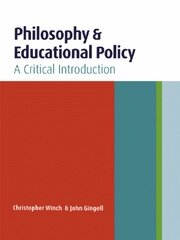 Philosophy and Educational Policy: A Critical Introduction book cover