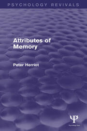 Attributes of Memory book cover