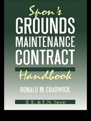 Spon's Grounds Maintenance Contract Handbook book cover