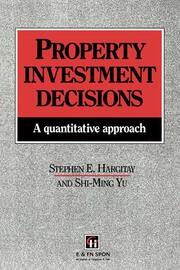 Property Investment Decisions: A quantitative approach book cover