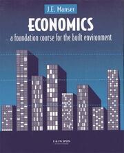 Economics: A Foundation Course for the Built Environment book cover