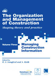 The Organization and Management of Construction: Managing construction information book cover