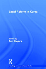 Legal Reform in Korea book cover