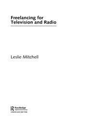 Freelancing for Television and Radio book cover