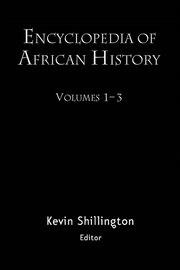 Encyclopedia of African History 3-Volume Set book cover