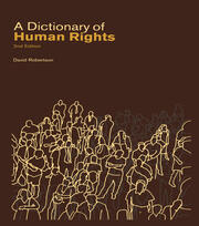 A Dictionary of Human Rights book cover