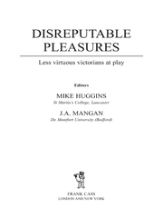 Disreputable Pleasures: Less Virtuous Victorians at Play book cover