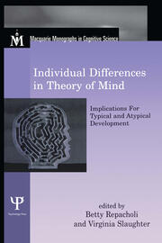 Individual Differences in Theory of Mind: Implications for Typical and Atypical Development book cover