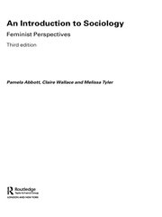 An Introduction to Sociology: Feminist Perspectives book cover