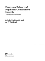 Essays on Balance of Payments Constrained Growth: Theory and Evidence book cover