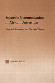 Scientific Communication in African Universities: External Assistance and National Needs book cover