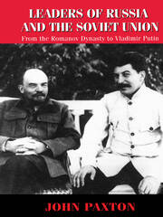 Leaders of Russia and the Soviet Union: From the Romanov Dynasty to Vladimir Putin book cover