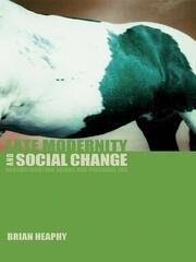 Late Modernity and Social Change: Reconstructing Social and Personal Life book cover