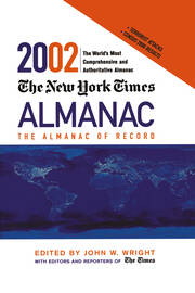 The New York Times Almanac 2002 book cover