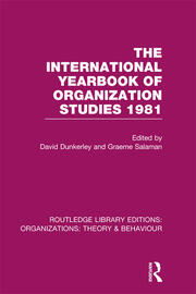 The International Yearbook of Organization Studies 1981 (RLE: Organizations) book cover