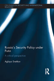 Russia's Security Policy under Putin: A critical perspective book cover
