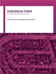 Suburban Form: An International Perspective book cover