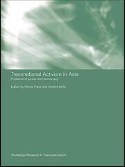 Transnational Activism in Asia: Problems of Power and Democracy book cover