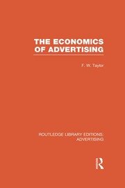 The Economics of Advertising book cover