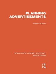 Planning Advertisements book cover