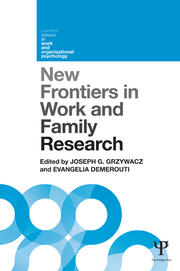 New Frontiers in Work and Family Research book cover