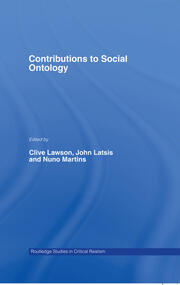 Contributions to Social Ontology book cover