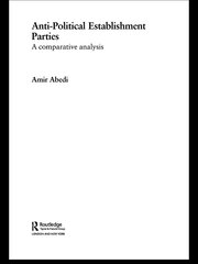Anti-Political Establishment Parties: A Comparative Analysis book cover