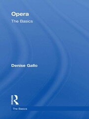 Opera: The Basics book cover