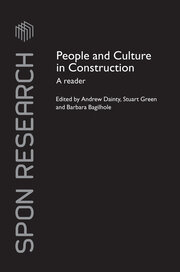 People and Culture in Construction: A Reader book cover