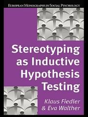 Stereotyping as Inductive Hypothesis Testing book cover