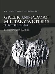 Greek and Roman Military Writers: Selected Readings book cover