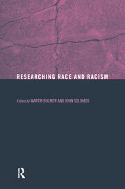Researching Race and Racism book cover